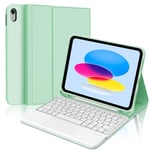 WINCHKING Clavier pour iPad 10 ème - Coque Clavier iPad 10eme Generation, Trackpad Multi-Touch, AZERTY