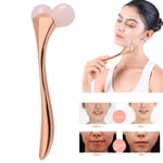 Face Roller Massager V Face Lifting Tightening Face Slimming Rollr (Rose Gold)