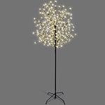 NETTA 7FT LED Cherry Blossom Tree, Pre-Lit 350 Lights, Auto-Off Timer and 8 Lighting Modes, 3M Power Cable, Suitable for Indoor and Outdoor Use - Warm White