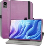 Coque For Teclast T60,En Cuir Protecteur Avec Stand Étui En Pu Cuir Rotative 360 Degrés Housse De Protection Flip Case Cover Pour Teclast T60 2023 / Oukitel Ot5 12 Inch Tablet,Violet.[F4377]