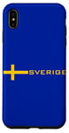 Coque pour iPhone XS Max Drapeau de la Suède - Sport - Maillot de sport - Style Sverige