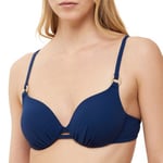 Triumph Summer Glow WP Bikini Top Marine D 46 Dame