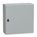 SCHNEIDER ELECTRIC SPACIAL S3D SEINÄKAAPPI METALLI, 600X600X250 KXLXS, IP66, RAL7035, ASENNUSLEVY (