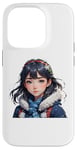 iPhone 14 Pro new year snow anime girl Case