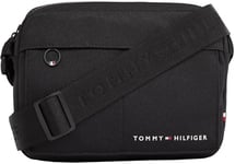 Tommy Hilfiger Sac à Bandoulière Homme Reporter Sac à Bandoulière, Noir (Black), Taille Unique