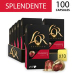 L'OR 100 Nespresso* Compatible Capsules Splendente 10 Packs of 10 Espresso Pods