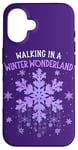 iPhone 16 Walking In A Winter Wonderland Tie Dye Snowflake Christmas Case