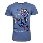 Junk Food Mens Superman Is Now Single Superman T-Shirt - M