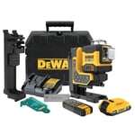 DEWALT DCLE34035D1 KRYSSLASER GRØNN 18V 1X2,0AH