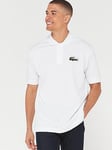 Lacoste Croc 80s Relaxed Logo Polo Shirt - White, White, Size 3Xl, Men