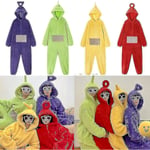 Anime Teletubbies Kostym Vuxen Jul Pyjamas Pyjamas Nattkläder Jumpsuit.v8[HK] Green XL