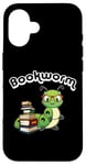 Coque pour iPhone 16 Cute Kids Kawaii Bookworm Reading Lover