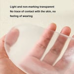 Axelkuddar för damkläder Naturlig halkfri självhäftande klibbig återanvändbar axelstöd Silica gel Transparent