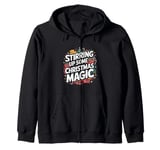 Stirring Up Some Christmas Magic - Xmas Cook Chef Christmas Zip Hoodie