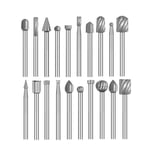 Jeu de forets de routeur de routage HSS pour Dremel,outils de fraises à distance en carbure,bois,pierre,racine en métal,fraise carrosée,6 pièces,10 pièces - Type 20PC Y