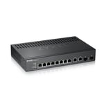 ZYXEL GS2220-10,EU REGION,8-PORT GBE L2 SWITCH WITH GBE UPLINK (1 YEAR NCC PRO PACK LICENSE BUNDLED)