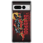 ERT GROUP Coque de téléphone Portable pour Google Pixel 7 Pro Original et sous Licence Officielle Marvel Motif Deadpool 009 Parfaitement adapté à la Forme du téléphone Portable, Coque en TPU