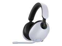 Sony Inzone H9 - Headset - Fullstorlek - Bluetooth / Radio - Trådlös - Aktiv Brusradering - Vit - För Sony Playstation 5