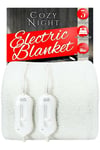 Electric Blanket Super King Bed Size Fleece Heated Mattress Cover