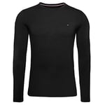 Tommy Hilfiger - Mens Long Sleeved T-Shirts - Men's T-Shirts - Tommy Hilfiger Mens T Shirts - Stretch Slim Fit Long Sleeve T Shirts Men