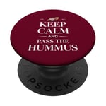 Veggie Food Lover Pass The Hummus Vegetarian PopSockets Adhesive PopGrip