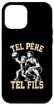 Coque pour iPhone 13 Pro Max Tel père tel fils accessoire basketball ballon basketteur