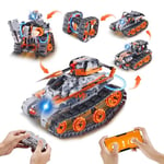 VEVOR Jouets de Construction STEM 5 en 1, Kit de Construction Voiture RC Robot Télécommandé, 554 Pièces, Contrôle par Application, Cadeau pour Création Enfants, Garçons, Filles, Âgés de 6 Ans et Plus