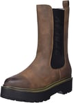 Replay Women's Doc Chelsea Boot, 012Brown, 4.5 UK