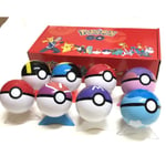 Best Trade 8st Pokéboll+ Pokemon Figurer+8st Bas Bäst Födelsedagspresen