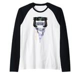 Disney TRON: Legacy Recognizer Wireframe Evolution Raglan Baseball Tee