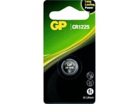 Gp Batteries Lithium Cell Gp Cr 1225-C1, Engångsbatteri, Cr1225, Litium, 3 V, 1 Styck, 47 Mm