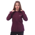 Berghaus Womenss Kedron Eco Hooded Fleece Jacket in Purple material_Synthetic - Size 8 UK