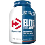 Dymatize Elite 100% Whey Chocolate Fudge 2170g - Low Sugar whey Protein + BCAAs