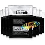 8x Jerome Russell Bblonde High Lift Powder Bleach 25g To Use With Cream Peroxide