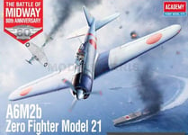 Academy 12352 1/48 A6M2B Zero Fighter Model 21 The Battle Of Midway 80th Anniver