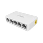 Labgear 5-Port Gigabit Ethernet Network Switch, High Speed Ethernet Splitter Hub, Desktop or Wall Mounted, Energy Saving Low Power Consumption