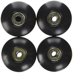 Ridge Skateboards Roues de Skateboard, Noir 52 mm, Compris Les roulements ABEC-7