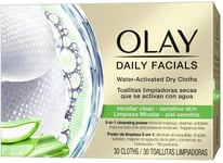 Olay Daily Facialist. Water Activated Dry Skin. 5 In 1 Cleansing Power
