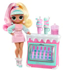 L.O.L. Surprise OMG Sweet Nails – Candylicious Sprinkles Shop - With 15 Surprises including Real Nail Polish, Press On Nails, Sticker Sheets, Glitter, 1 Fashion Doll, and More – Great for Kids Ages 4+