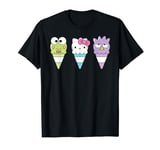 Sanrio Keroppi Hello Kitty Bad Badtz-Maru Ice Cream Cone T-Shirt