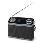 DAB+ Radio Table Design DAB+/FM 2.4" Colour Screen Battery Powered/Mains Powered