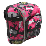 Bike Handlebar Bag Multifunctional Cyclircycle Tricycle Baby Stroller(Pink )