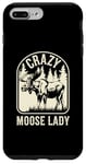 iPhone 7 Plus/8 Plus Crazy Moose Lady Case