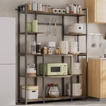 Large Kitchen Bakers Rack Storage Cabinet Microwave Oven Stand Open Sideboard UK