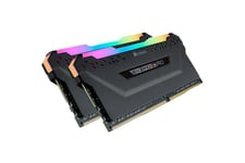 CORSAIR Vengeance RGB PRO - 16GB:2x8GB - DDR4 RAM - 3600MHz - DIMM 288-PIN - Ikke-ECC - CL18