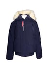 REDSKINS Junior Parka Polaire Manteau Thermique Vêtement Chaud Doudoune Impermeable Veste Enfant Garçon Fille Modèle REF1002NEW Bleu Taille 14 Ans