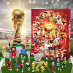 World Cup 2024 Advent Calendar Christmas Blind Box Messi, Kairo, Mbappe jne. V