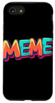 Coque pour iPhone SE (2020) / 7 / 8 Logo Meme coloré