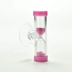 TPHJRM Hourglass timer 1Pc 2 Minute Hourglass Sand Timer Clock Sandglass For Tooth Brush Shower Timer With Suction Cup Kid Child Math Learning Toys