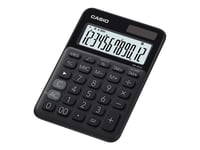 Casio MS-20UC - Calculatrice de bureau - 12 chiffres - panneau solaire, pile - noir